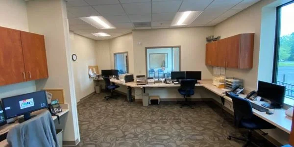 Completed professional office interior